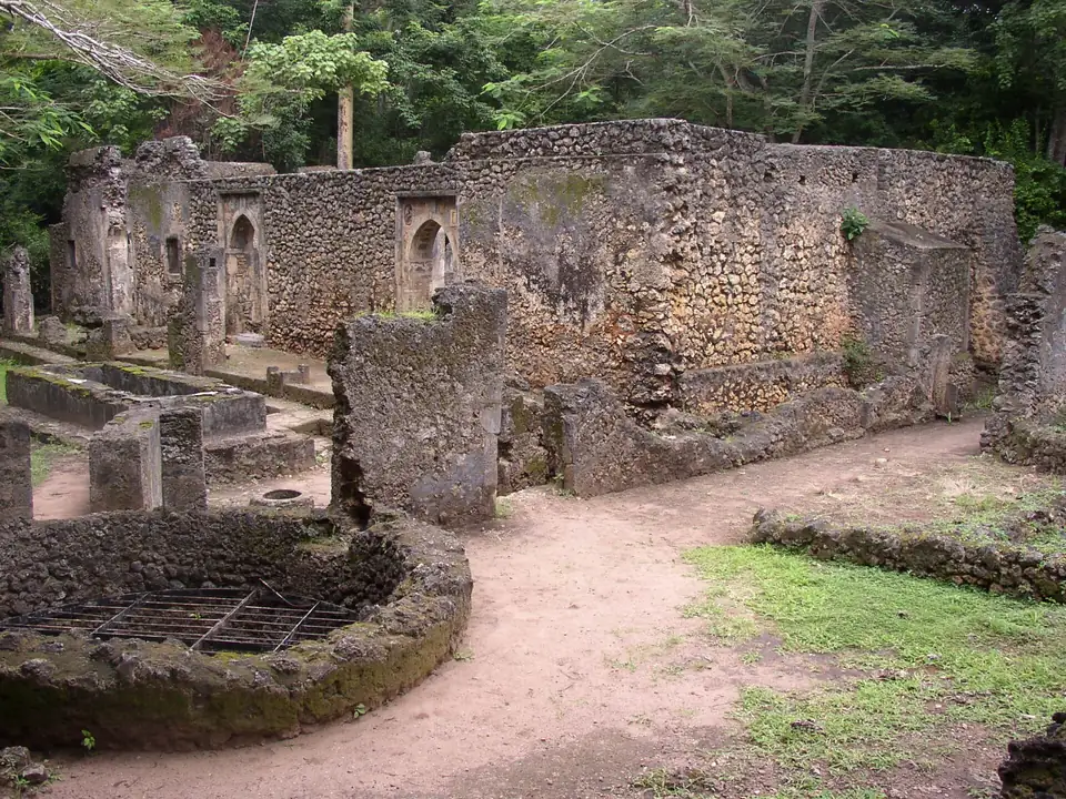 Coral-stone ruins at Gedi