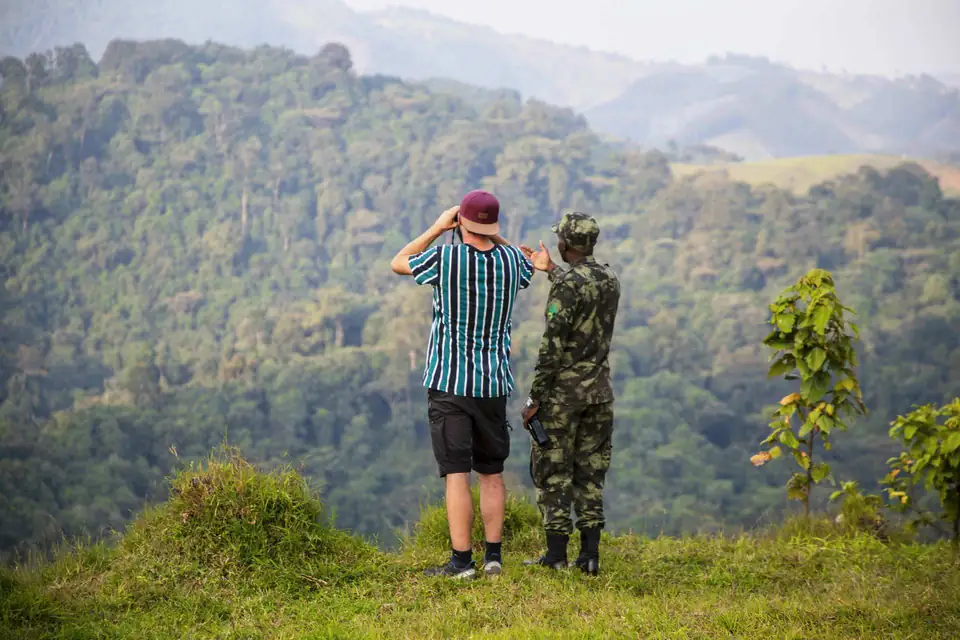 Looking out over the forest of Gishwati-Mukura National Park