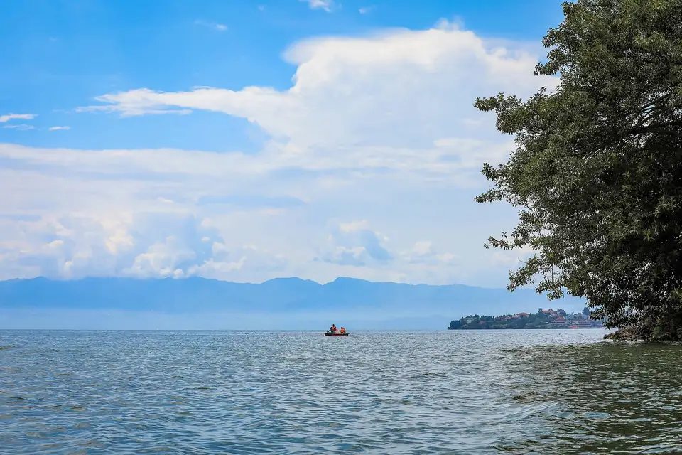 A boat on Lake Kivu at Rubavu (Gisenyi)