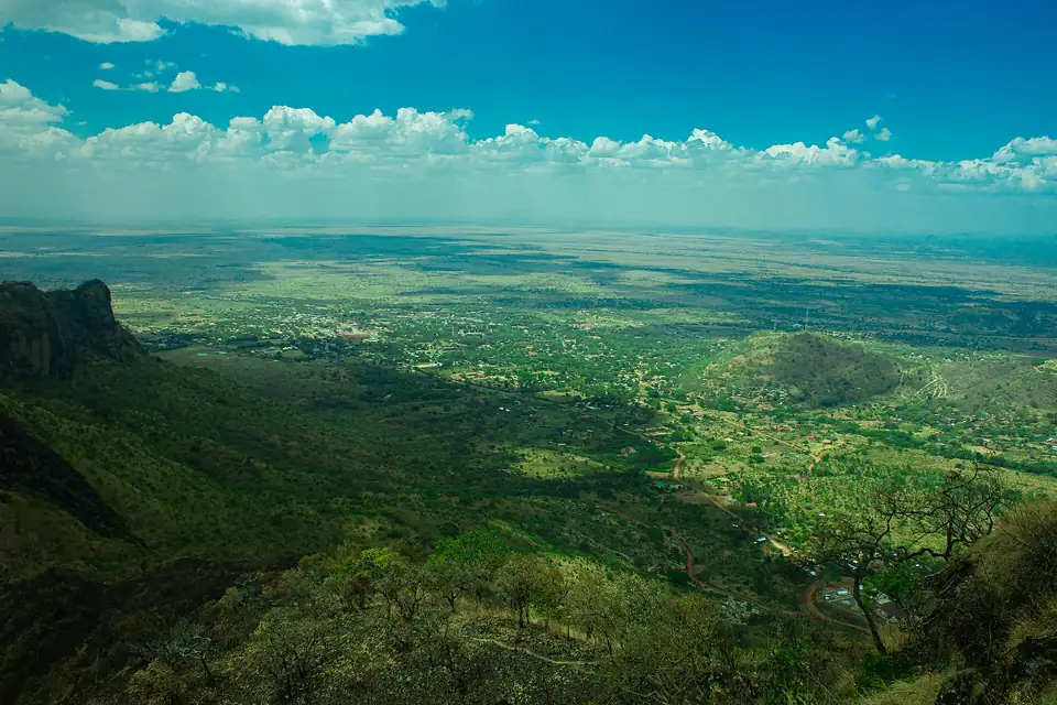 Karamoja landscape near Mount Moroto