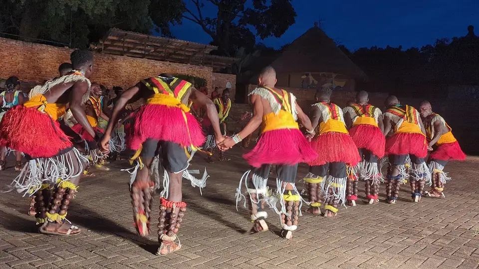 Dancers performing at Ndere Cultural Centre